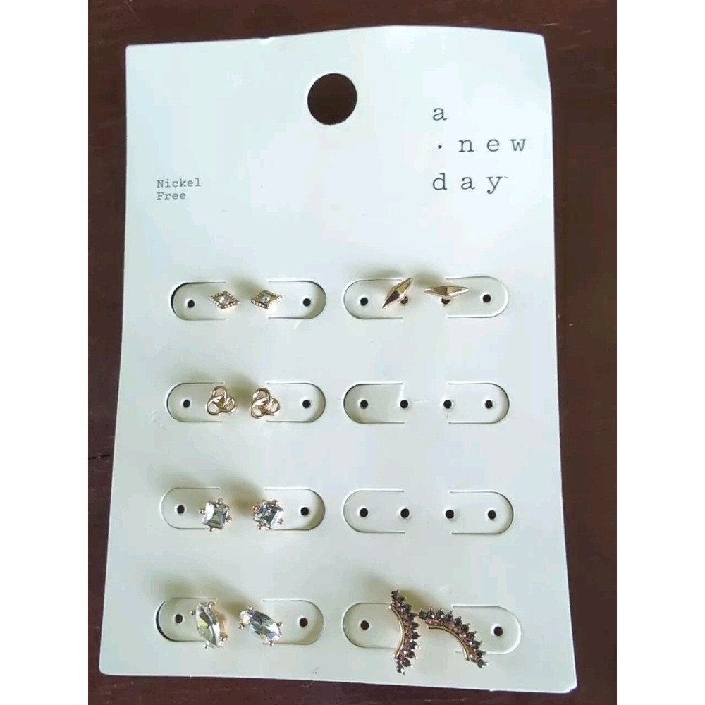 A New Day earrings 6 pairs Gold